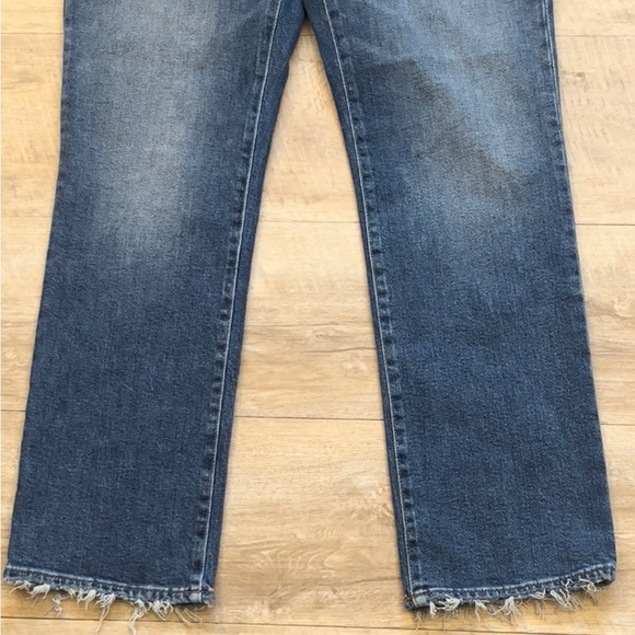 Madewell Slim Demi Boot Raw Hem Ankle Jeans Size 27 - Picture 5 of 11
